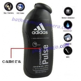 1280x960 Motion Detection Hidden Shower gel Bathroom Spy Camera DVR Support SD card capacity up to 32GB