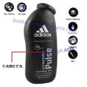 1280x960 Motion Detection Hidden Shower gel Bathroom Spy Camera DVR Support SD card capacity up to 32GB
