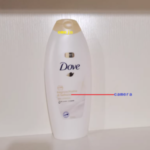 Dove Shower Gel Bathroom Hidden 2K Spy Camera 2304X1296 Motion Detection 1296P DVR 64GB