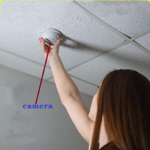 Smoke Detector Hidden Camera 2K Spy Camera 2304×1296 with Motion Detection