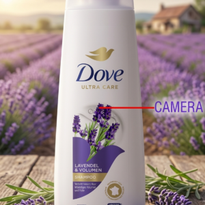 1296P HD Hidden Spy Camera Shampoo Bottle - Motion Detection Security Camera for Home & Office - 2K Covert DVR Video Recorder - 30FPS