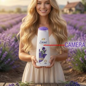 Shampoo Bottle WiFi Camera - Real Liquid Fillable Hidden Camera, 3000mAh Battery (8-12 Hours), Remote Live Feed & Motion Detection