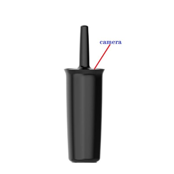 4K HD Toilet Brush WiFi Hidden Camera - Wireless Bathroom Spy Cam with Real-Time Remote View, Smart Motion Detection & Night Vision Home Security DVR